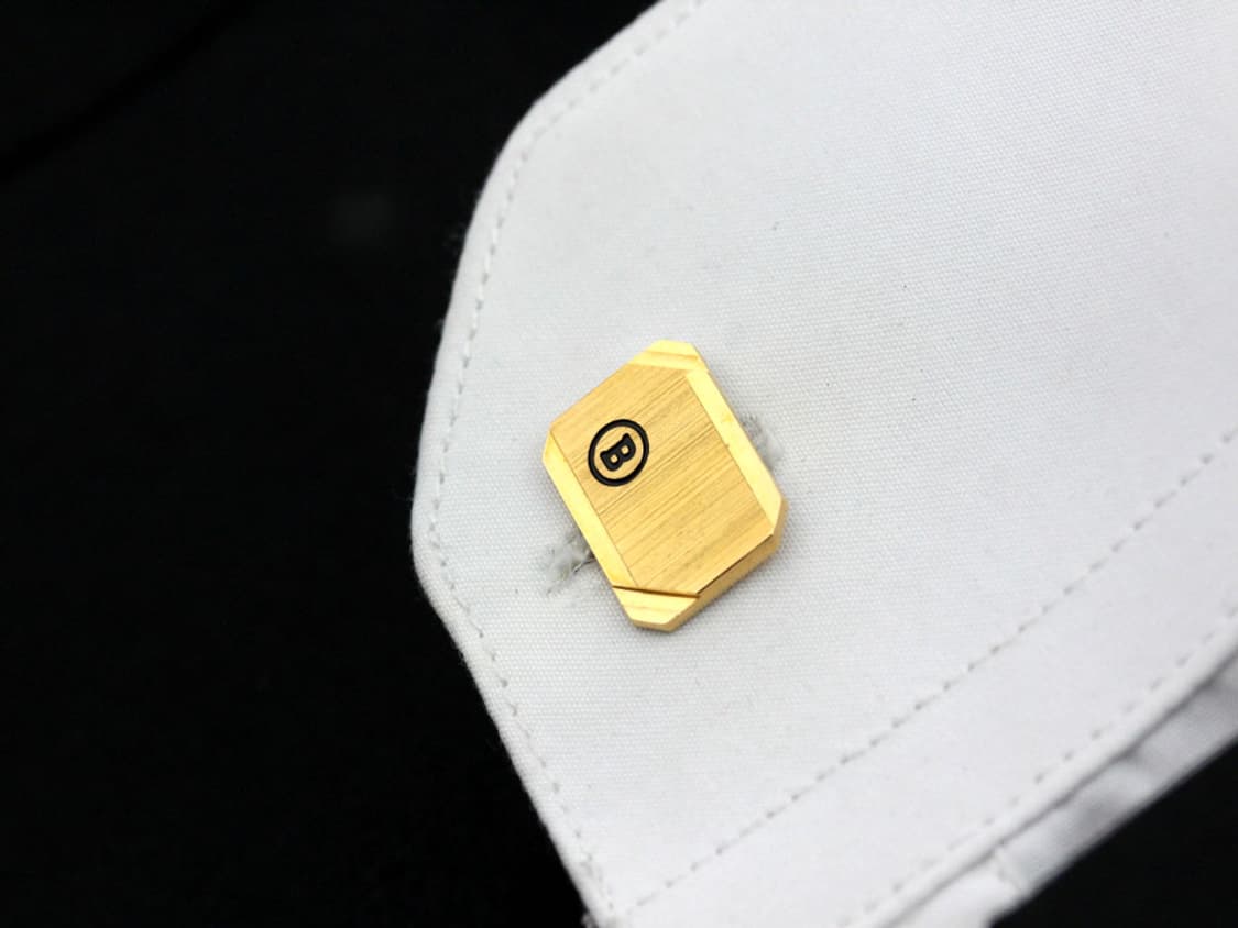 발리 A등급 5cm 독일 남자 명품 넥타이핀 커프스 세트 상품이미지9