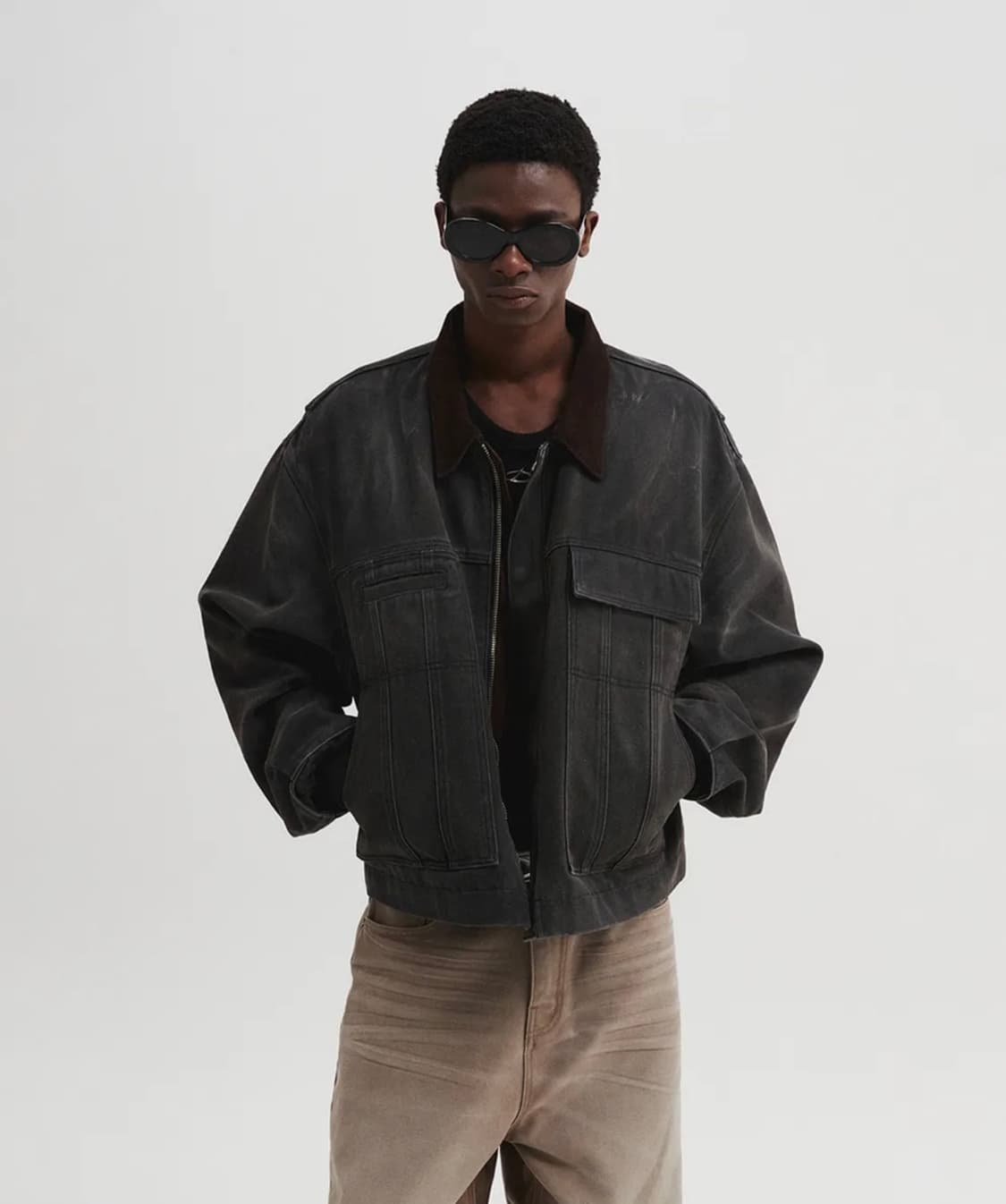 dnsr 크롭 워크자켓 상품이미지1