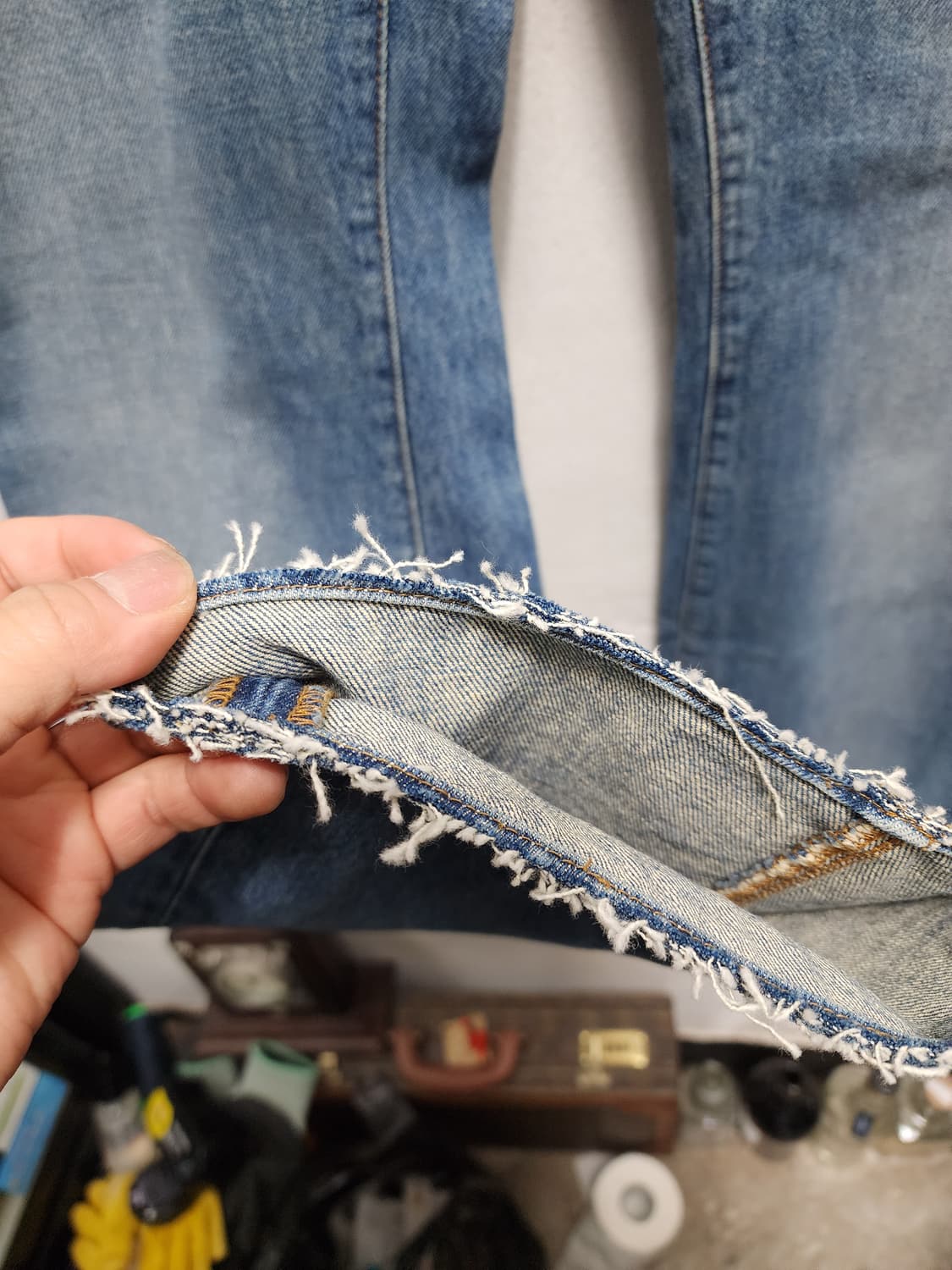 게스 90s 청바지 부츠컷  상품이미지5