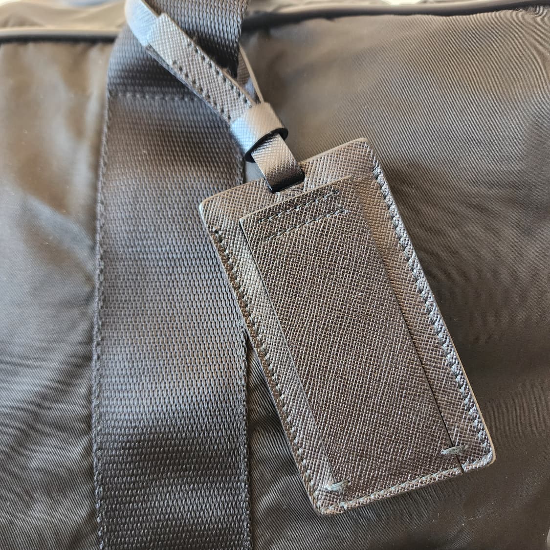 민트급 프라다 테스토 나일론 사피아노 레더 2WAY 보스턴백 여행가방 상품이미지3