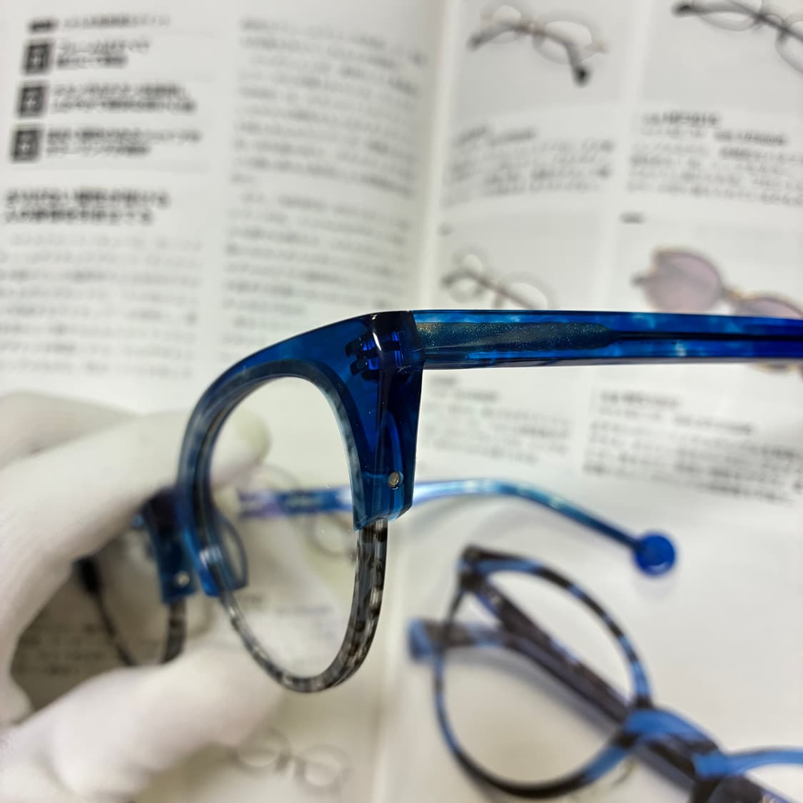 l.a. EYEWORKS 엘에이 아이웍스 캣아이 안경 상품이미지3