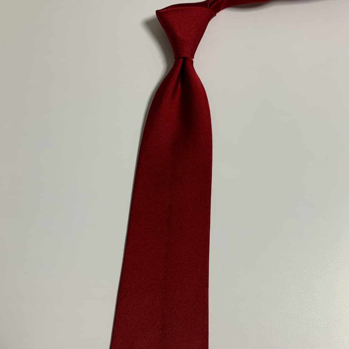 입생로랑(YSL) 심플로고 100실크 명품넥타이 레드컬러 A+등급 상품이미지8