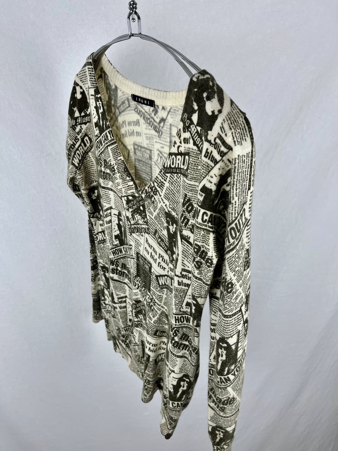 INGNI 그래픽 브이넥 니트  상품이미지2