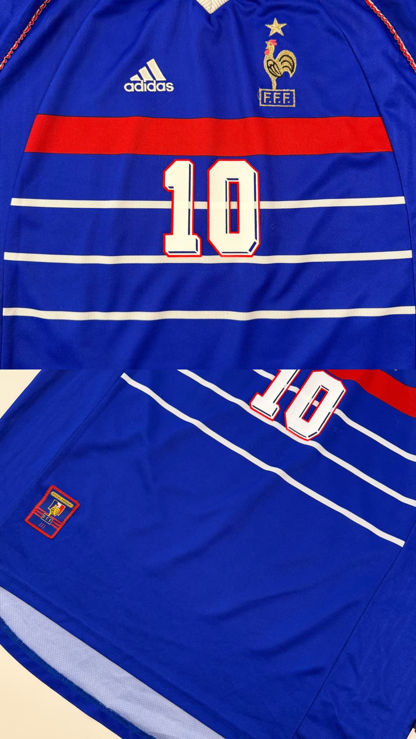 98-00 프랑스 국대 홈 지단 유니폼 상품이미지6