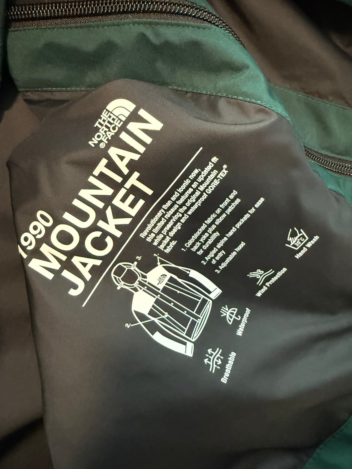 노스페이스 고어텍스 마운틴 자켓 그린 상품이미지4