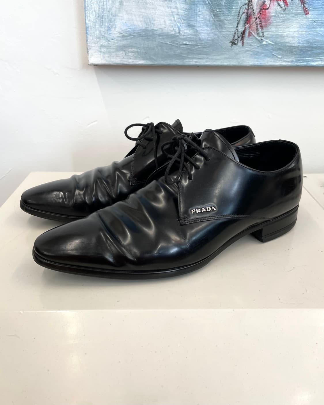 [265] 프라다 레더 슈즈 상품이미지1