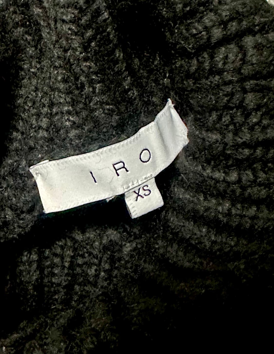 iro 이로 데미지 니트 블랙  상품이미지4