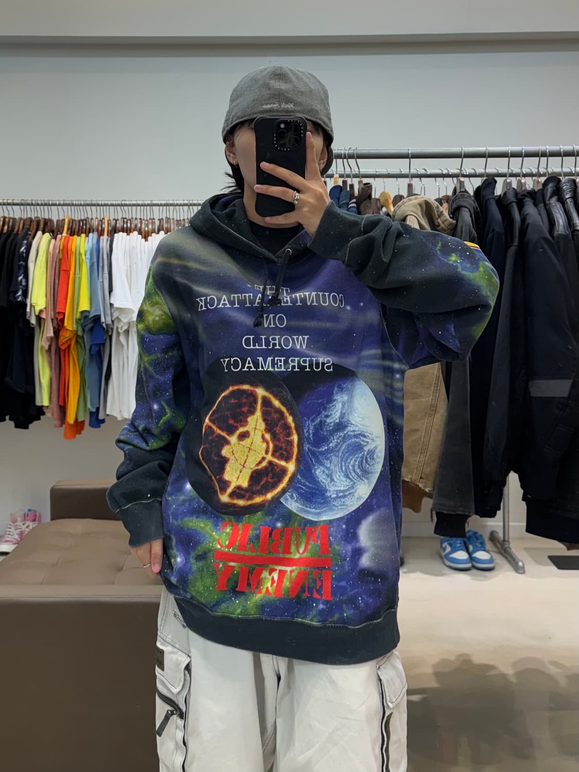 슈프림 x 언더커버 퍼블릭 에너미 후드티 상품이미지6