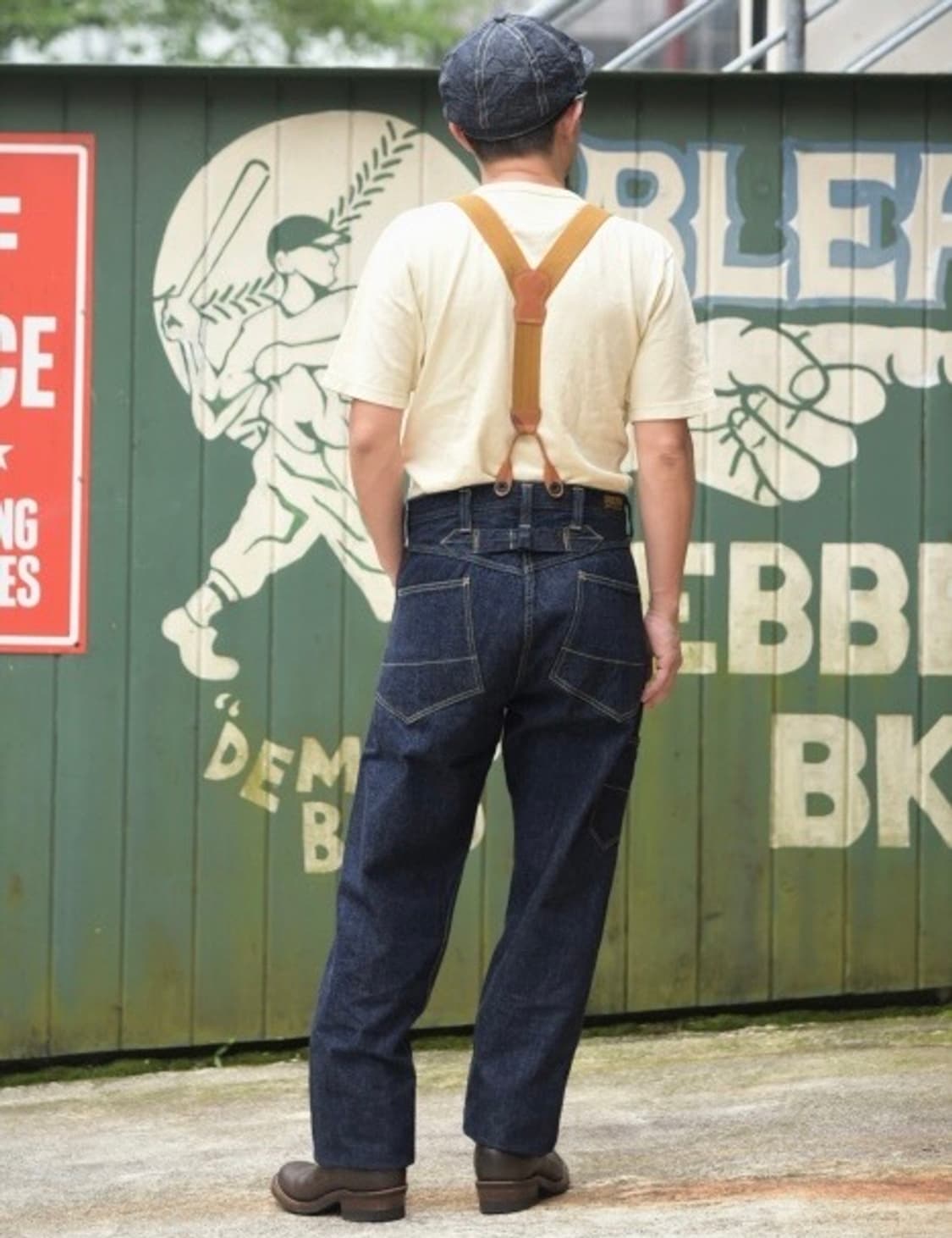 [32]프리휠러스 "BAKE HEAD" 14oz 인디고 데님 팬츠 상품이미지5