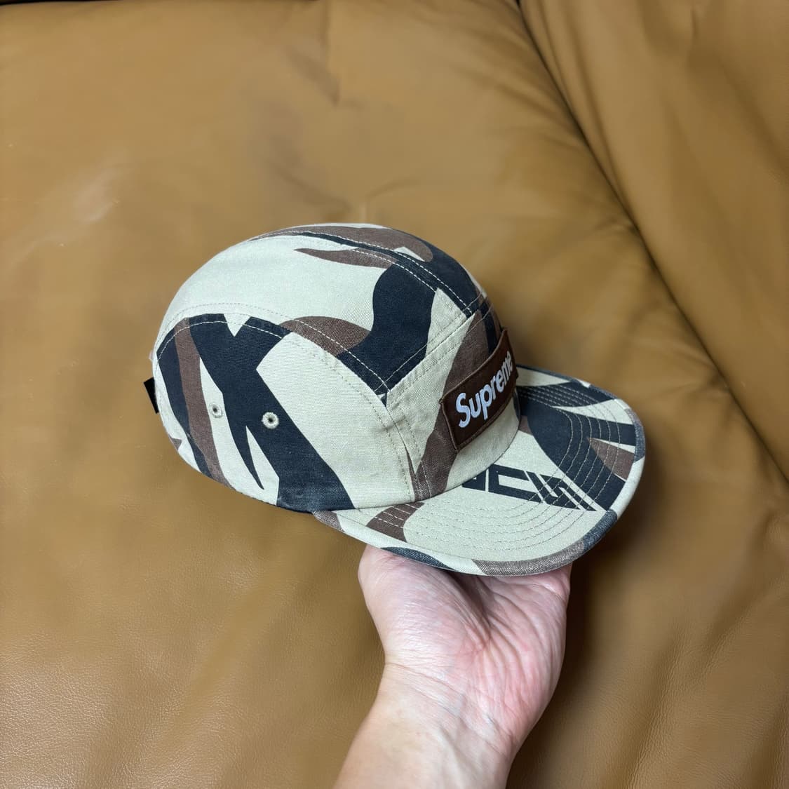 Supreme 슈프림 워시드 카모 탄 캠프캡 모자 Washed Camo 상품이미지3