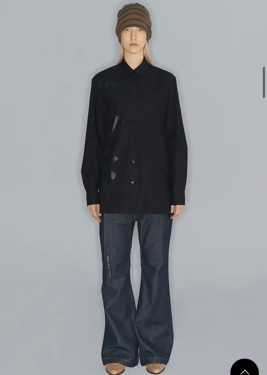 오픈와이와이 BELTED LOOSE BOOTCUT JEAN  상품이미지3