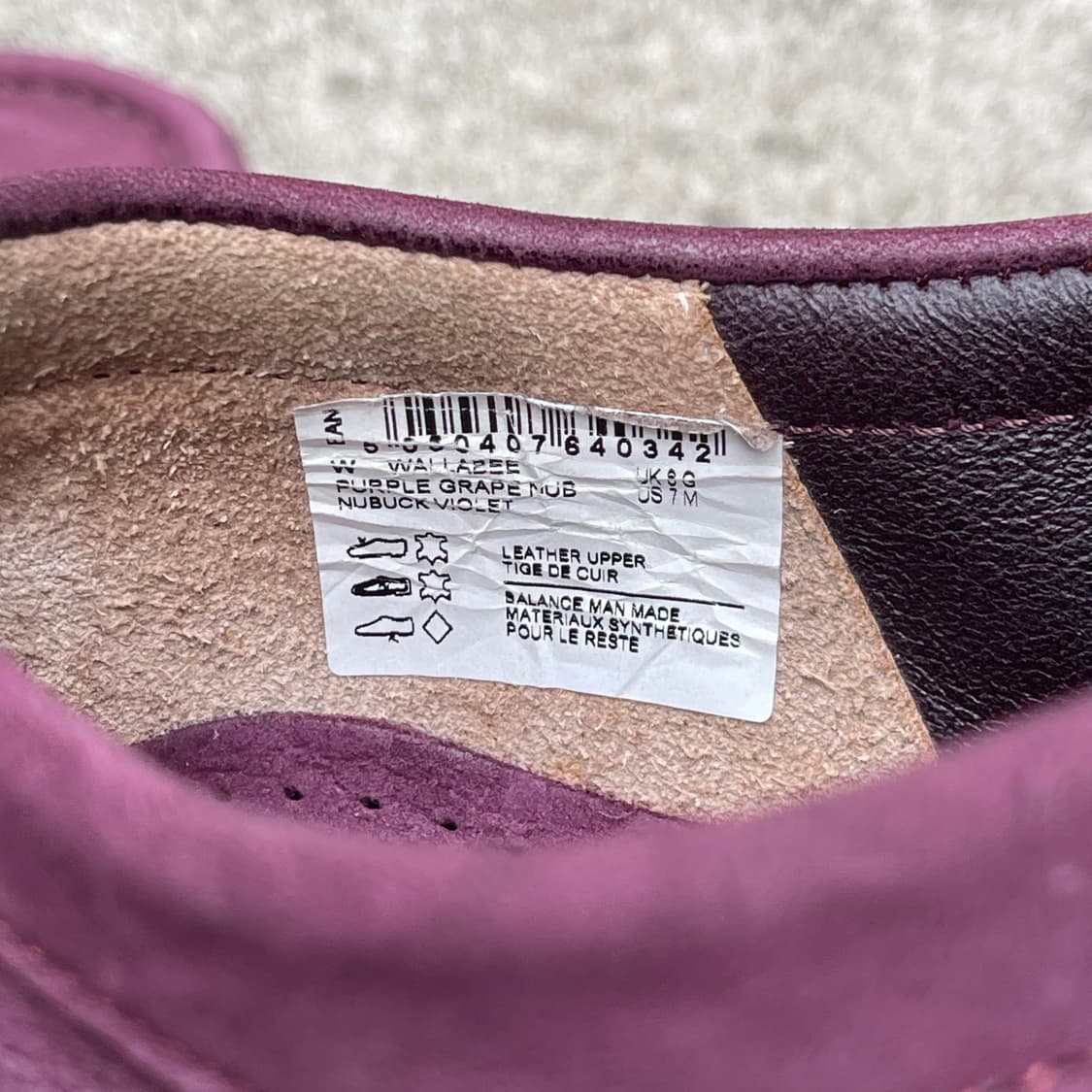 [245] 클락스 왈라비 PURPLE made in italy 상품이미지7