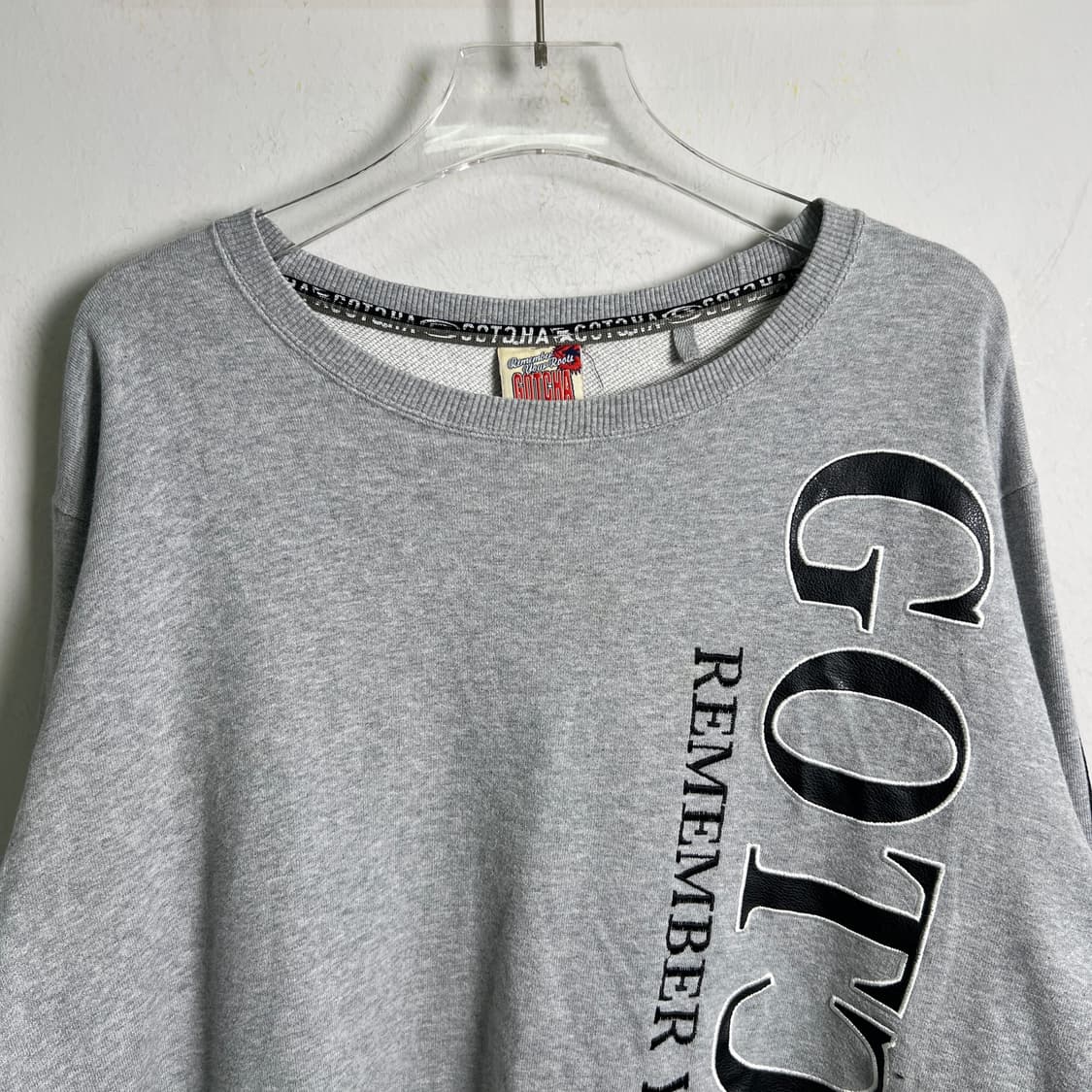 Gotcha 갓챠 그레이 맨투맨 2XL 상품이미지4