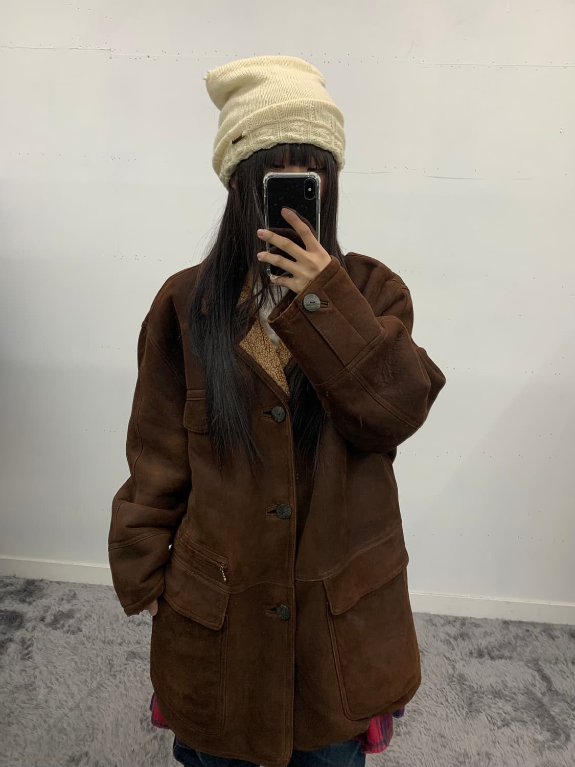 진도 양가죽 모즈 코트 상품이미지3