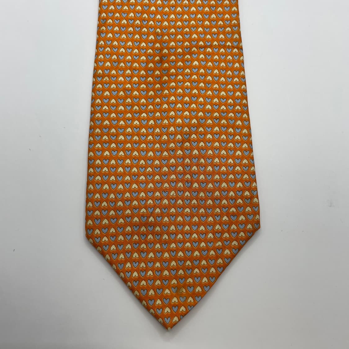 660) (Ferragamo) 살바토레페레가모 패턴 넥타이(미세오염) 상품이미지4