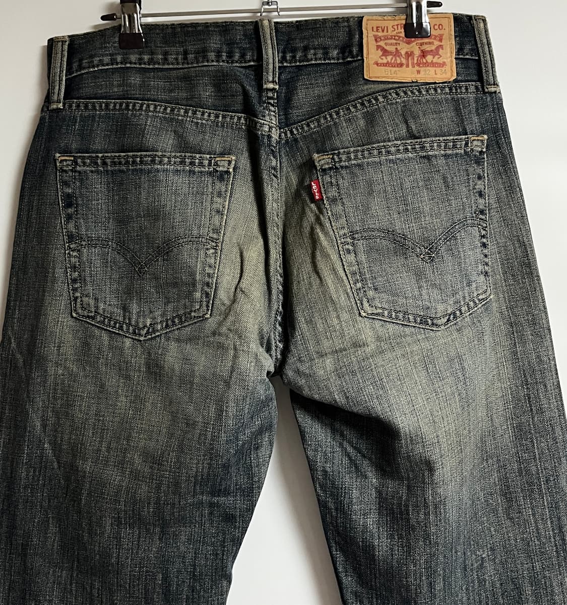 리바이스 514 세미와이드 워싱 데님 팬츠 청바지 32 상품이미지7