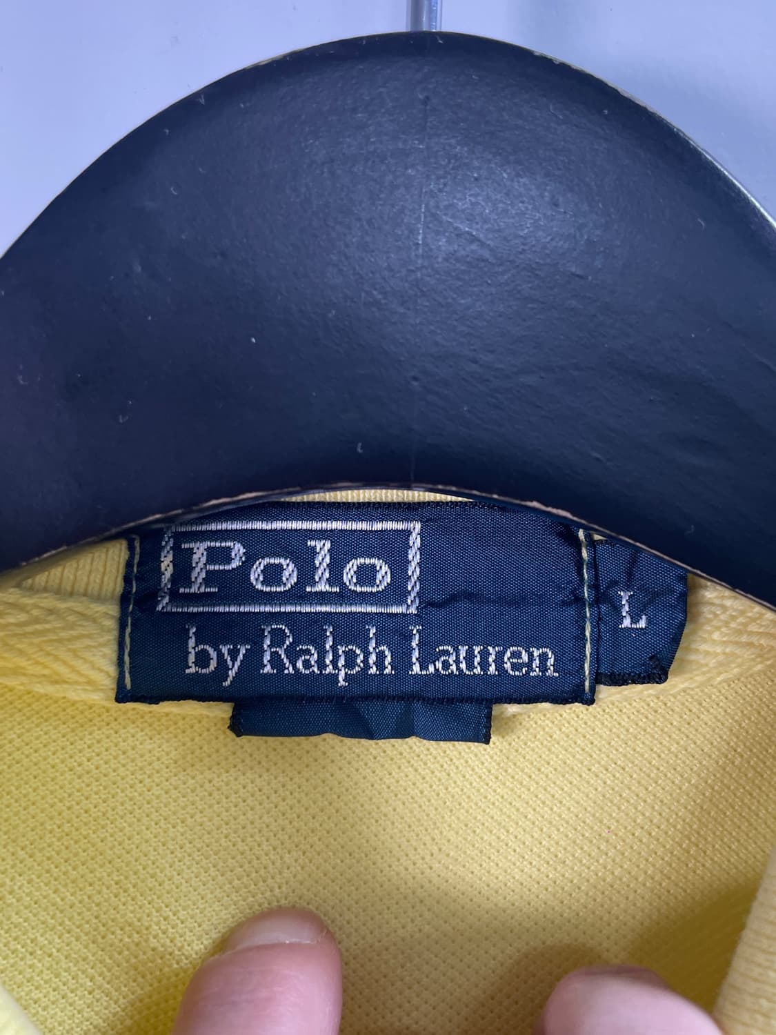 폴로 랄프로렌 빅포니 노랑 반팔 카라티 (on.63) 상품이미지5