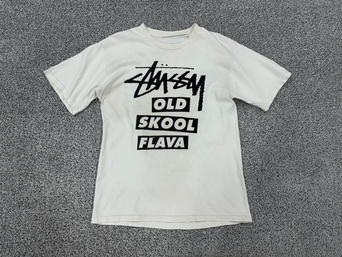 Stussy Old Skool Flava 티셔츠 상품이미지1
