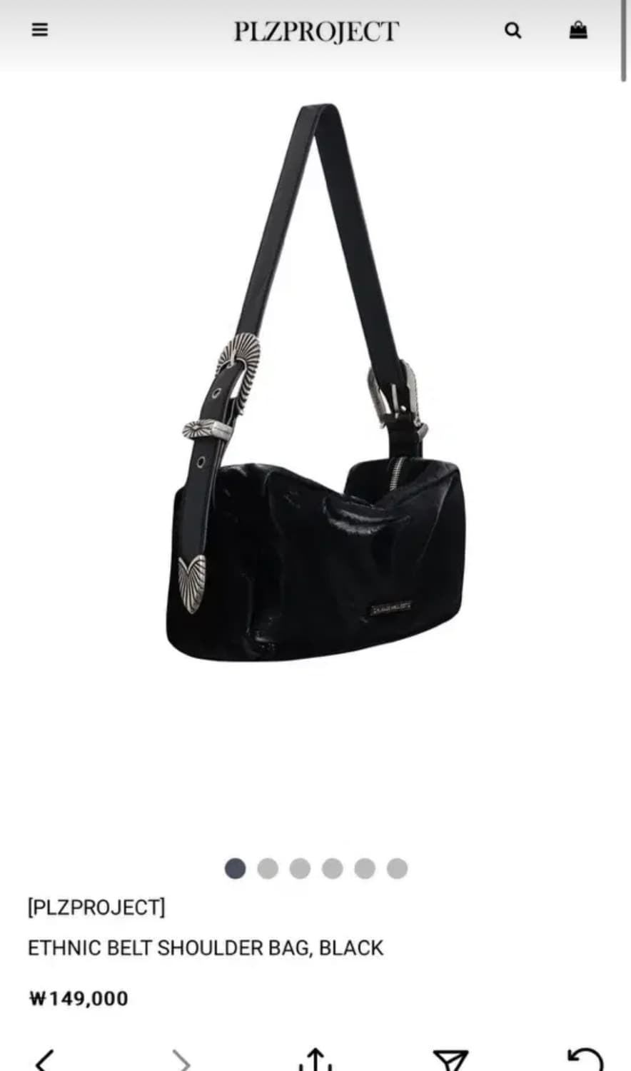 플리즈프로젝트 ETHNIC BELT SHOULDER BAG 상품이미지1