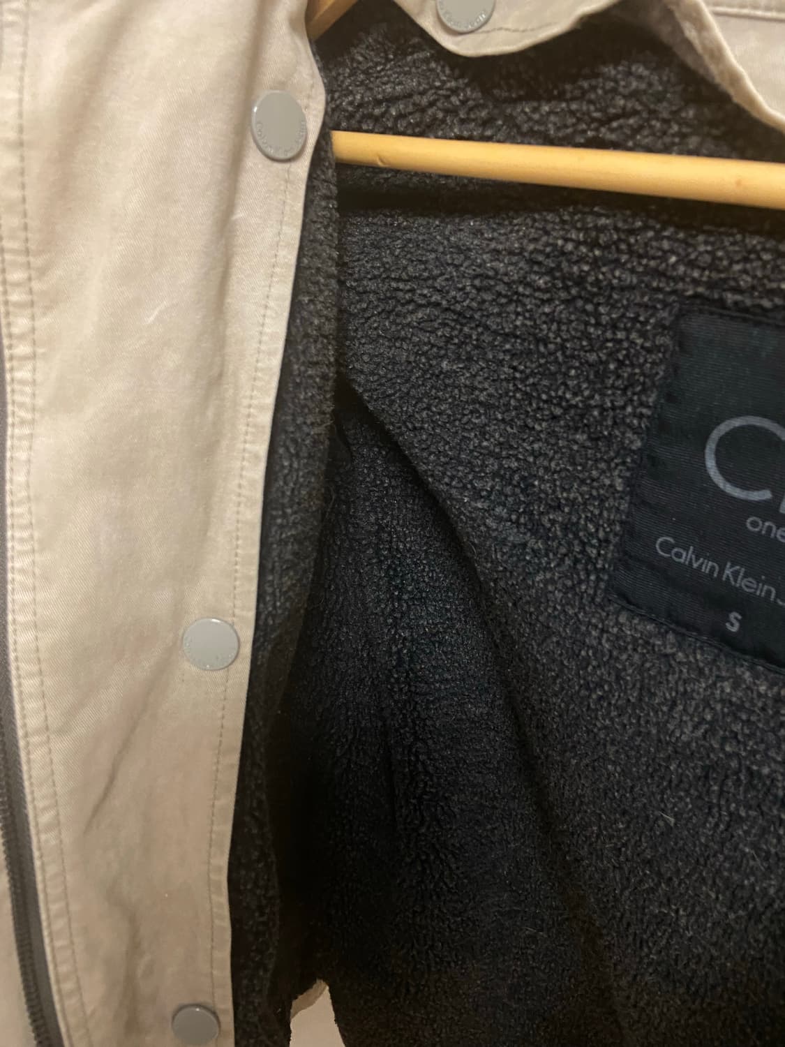 캘빈클라인 빈티지 자켓 S(사파리자켓, 베이지) / 이너 탈부착 가능 상품이미지5