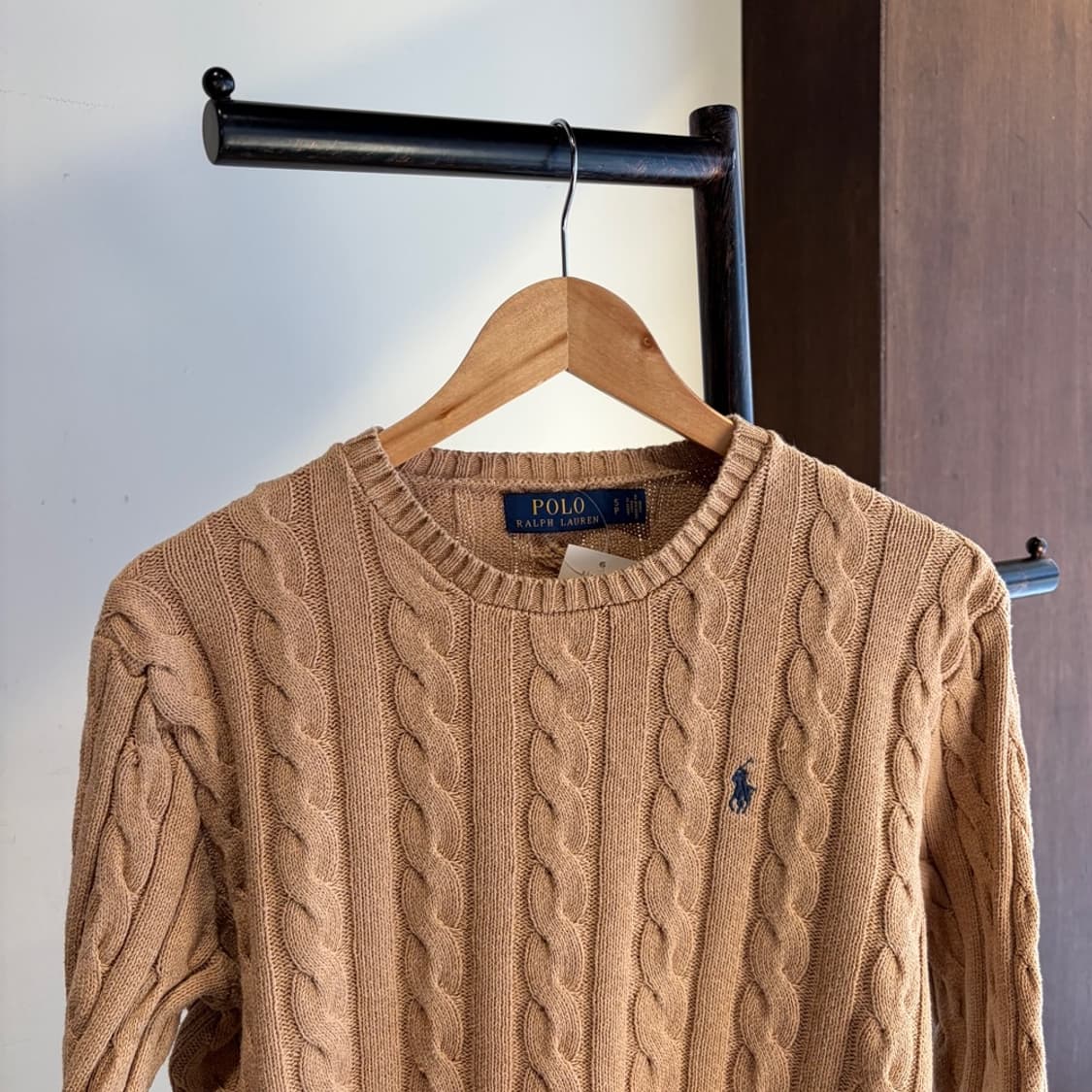 16093 - 폴로 랄프로렌 베이지 케이블 니트 상품이미지1