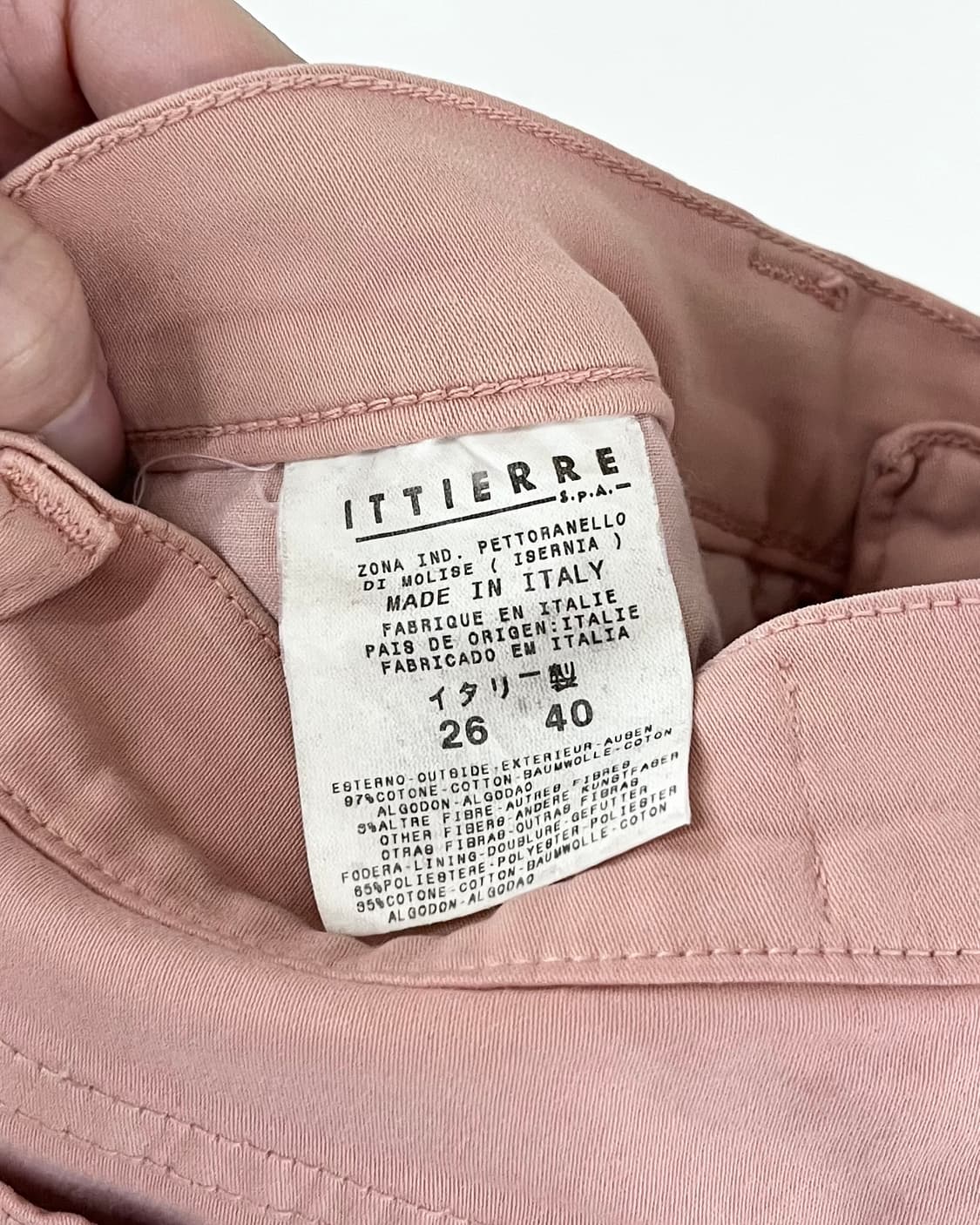 베르사체 핑크 코튼 팬츠 상품이미지8