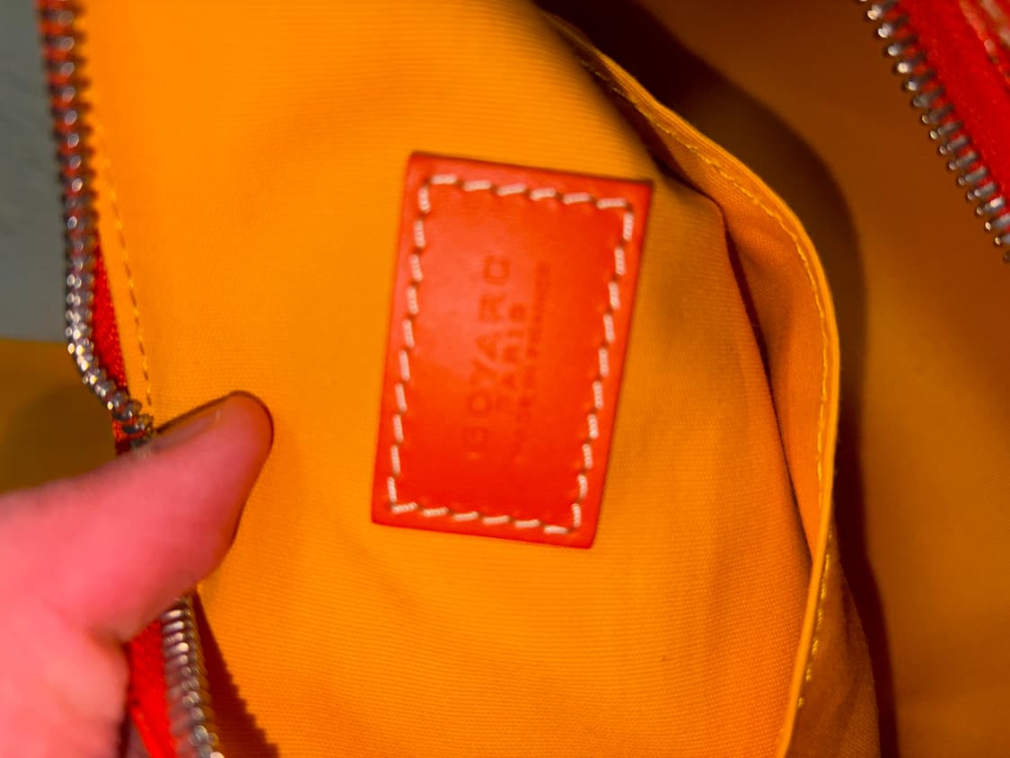 고야드 2025 오렌지 토일렛백 파우치 상품이미지2