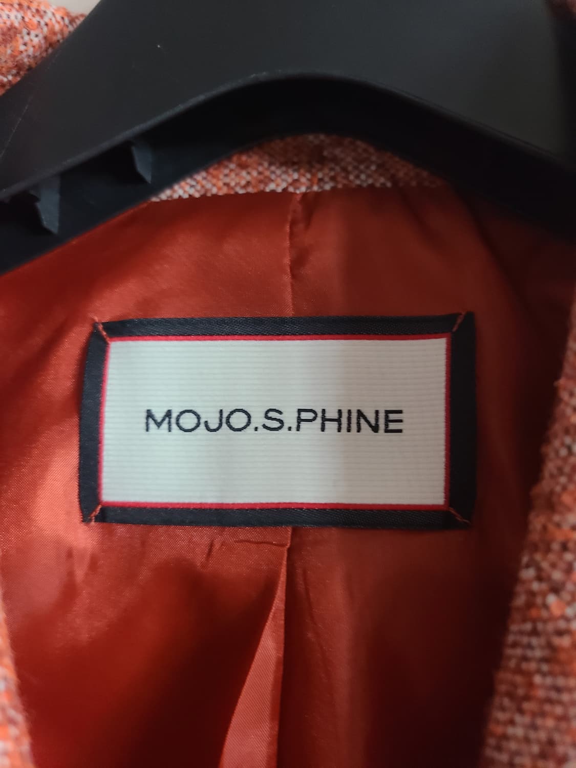 MOJO.S.PHINE 오렌지 더블 버튼 자켓(66-77) 상품이미지5