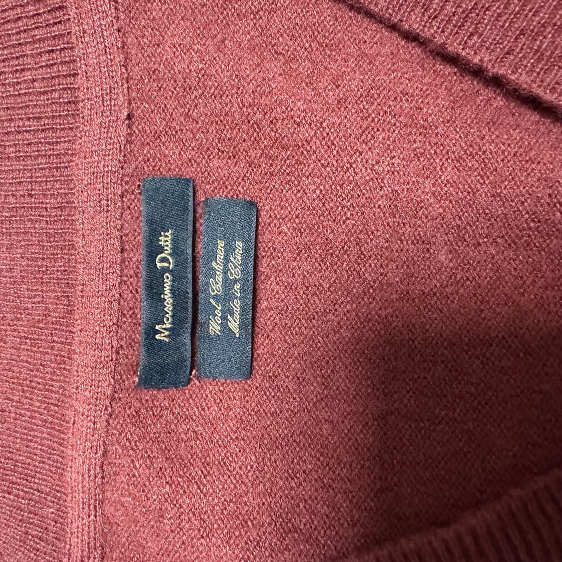 마시모두띠 울캐시미어 V넥 니트 상품이미지3