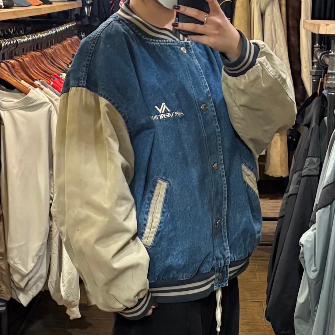 [HI] VTG 데님바시티자켓 중청 상품이미지4