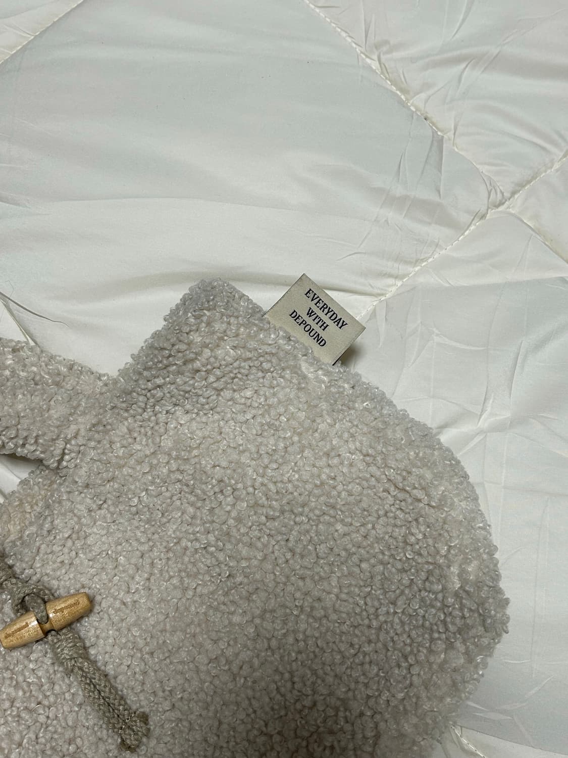 드파운드 푸들백 아이보리 상품이미지2