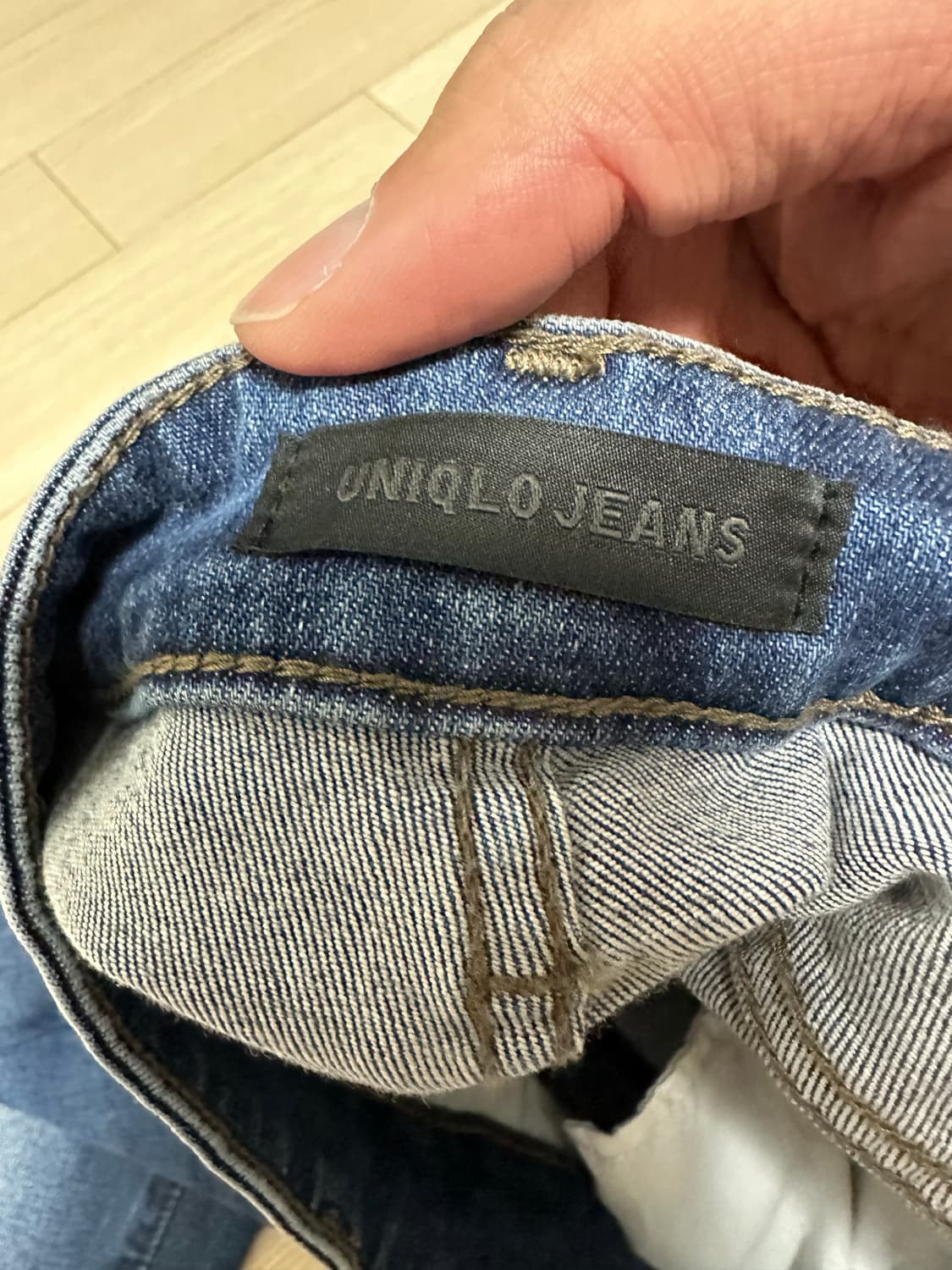 유니클로 데미지 워싱 데님 86사이즈 판매 상품이미지8