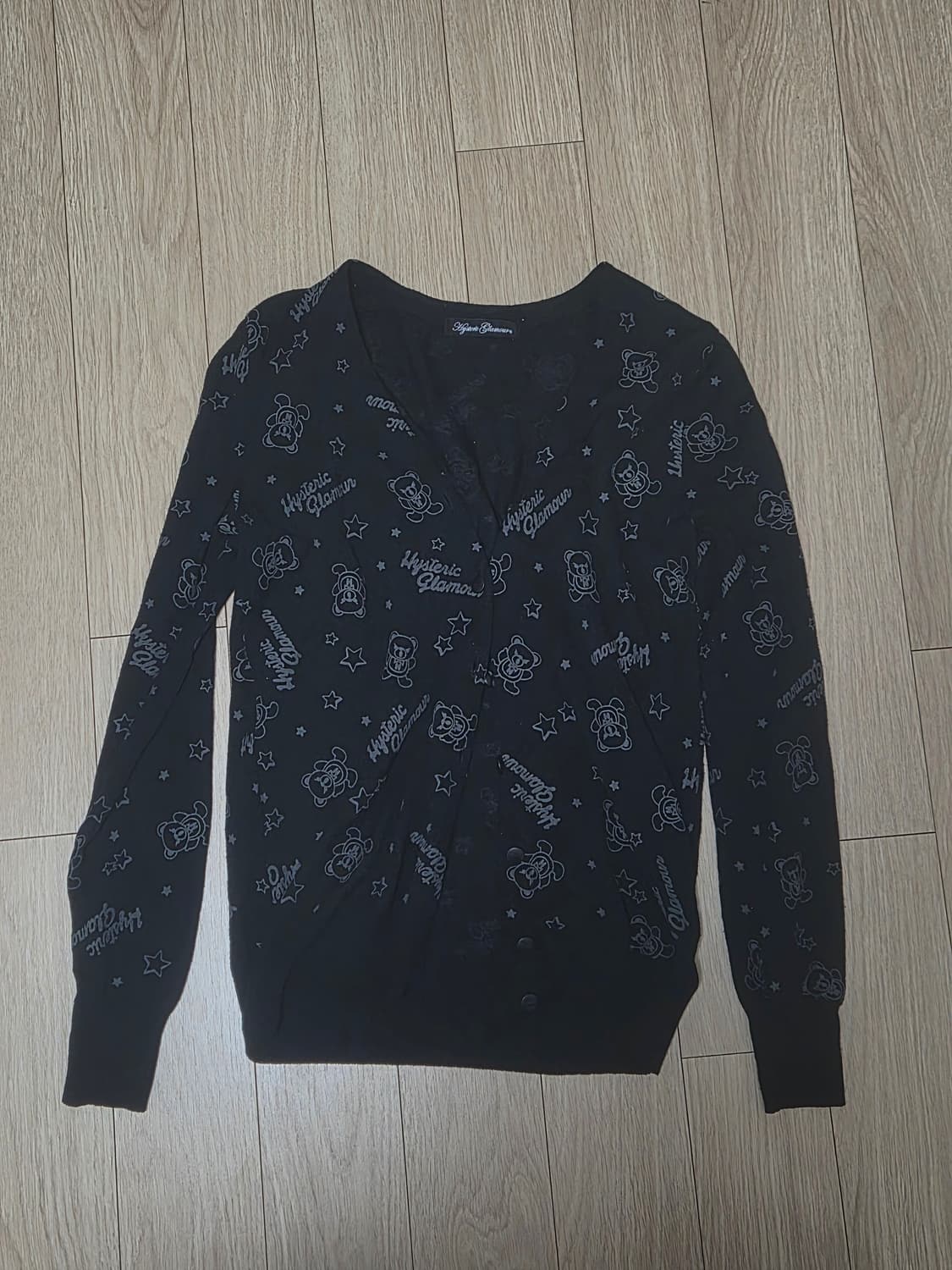 히스테릭 글래머 퍽베어 가디건 상품이미지2