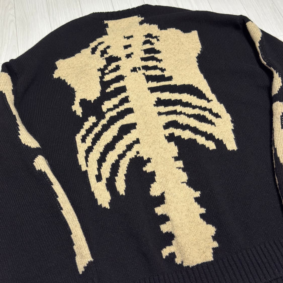 캐피탈 KAPITAL 본 크루넥 니트 5G 울 3사이즈 상품이미지7