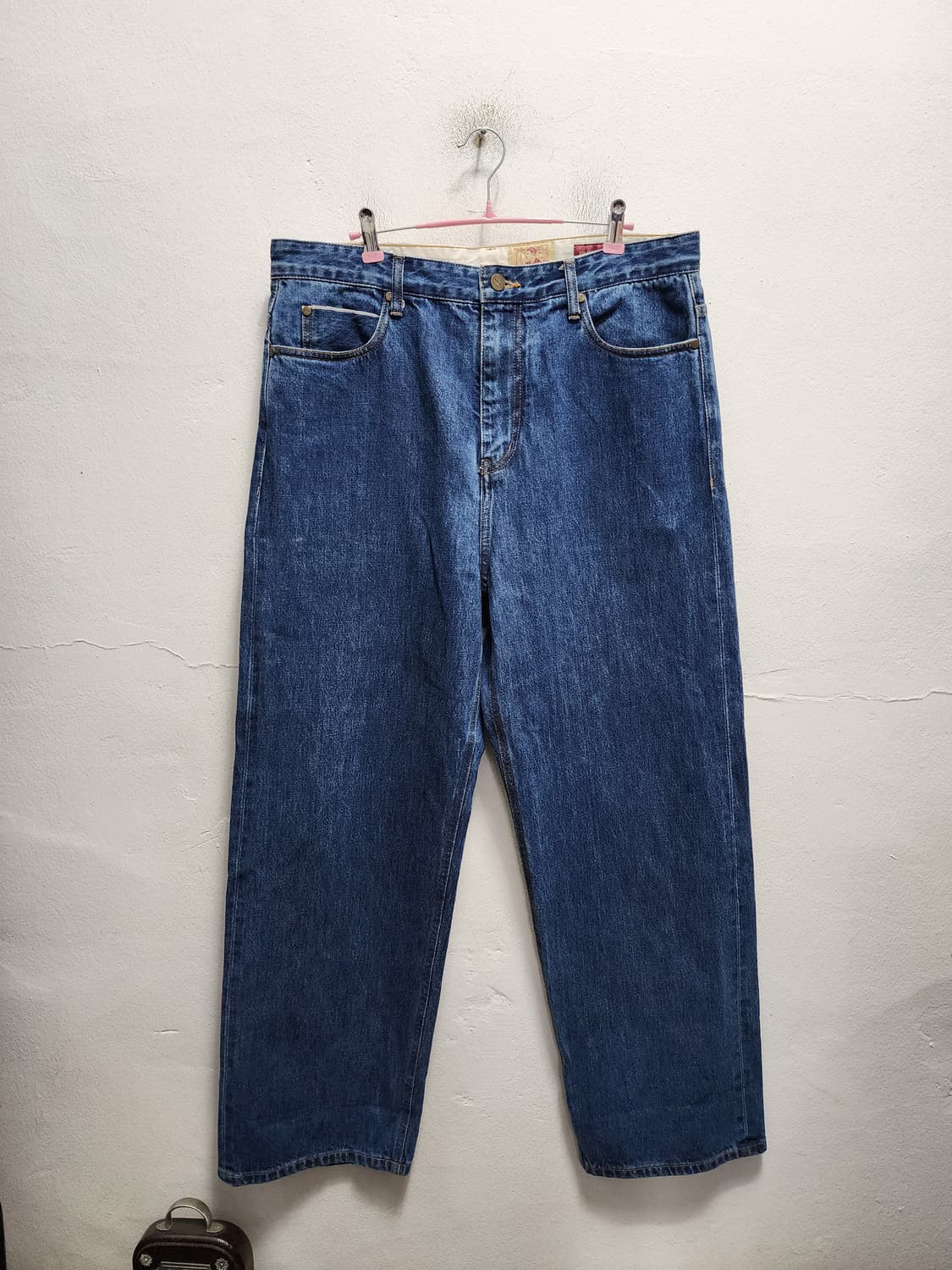 리넥츠 콘밀데님 셀비지 와이드 데님팬츠 상품이미지2