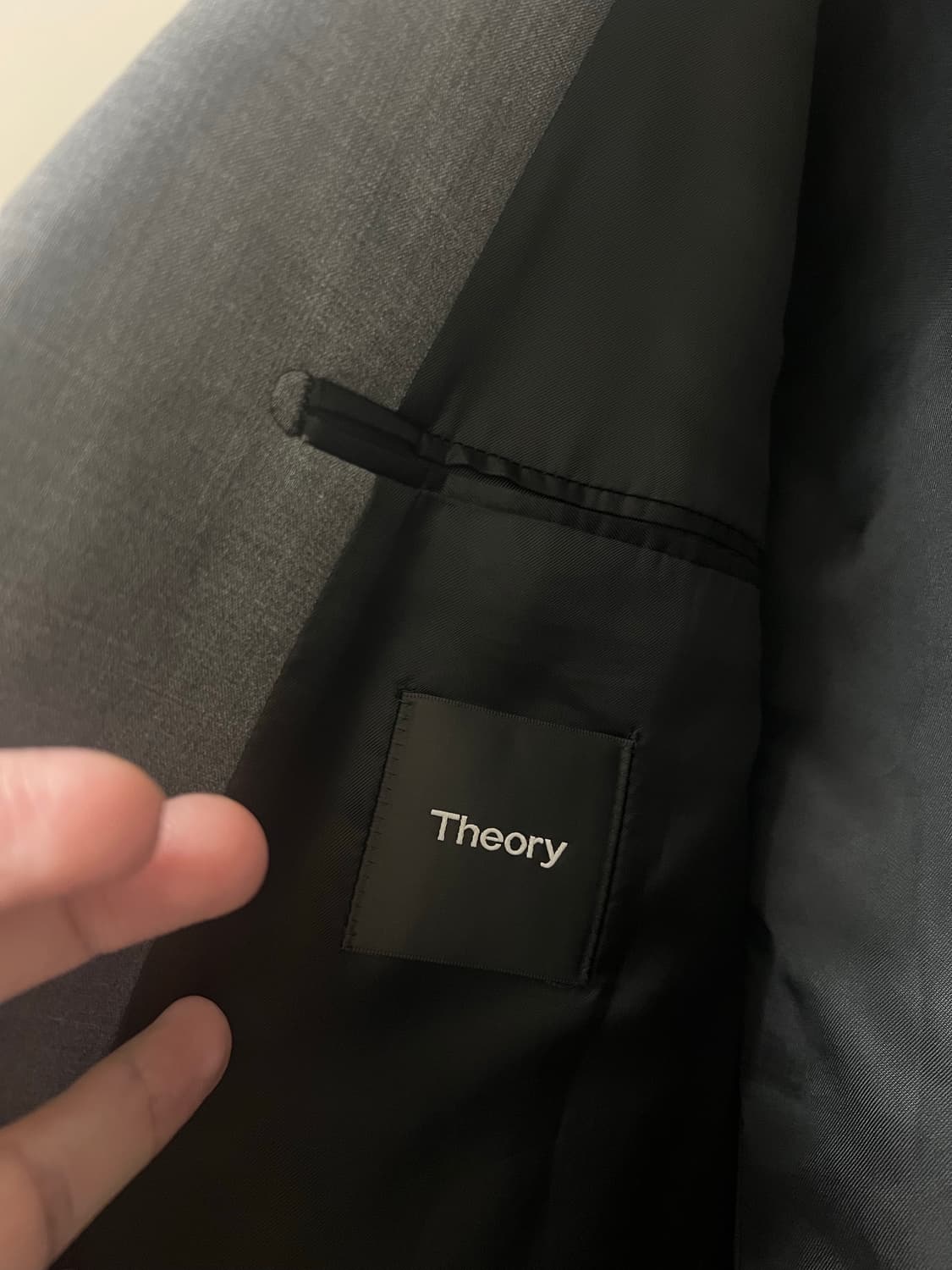 띠어리 뉴테일러2 셋업 차콜 정장 수트 40,30 상품이미지2