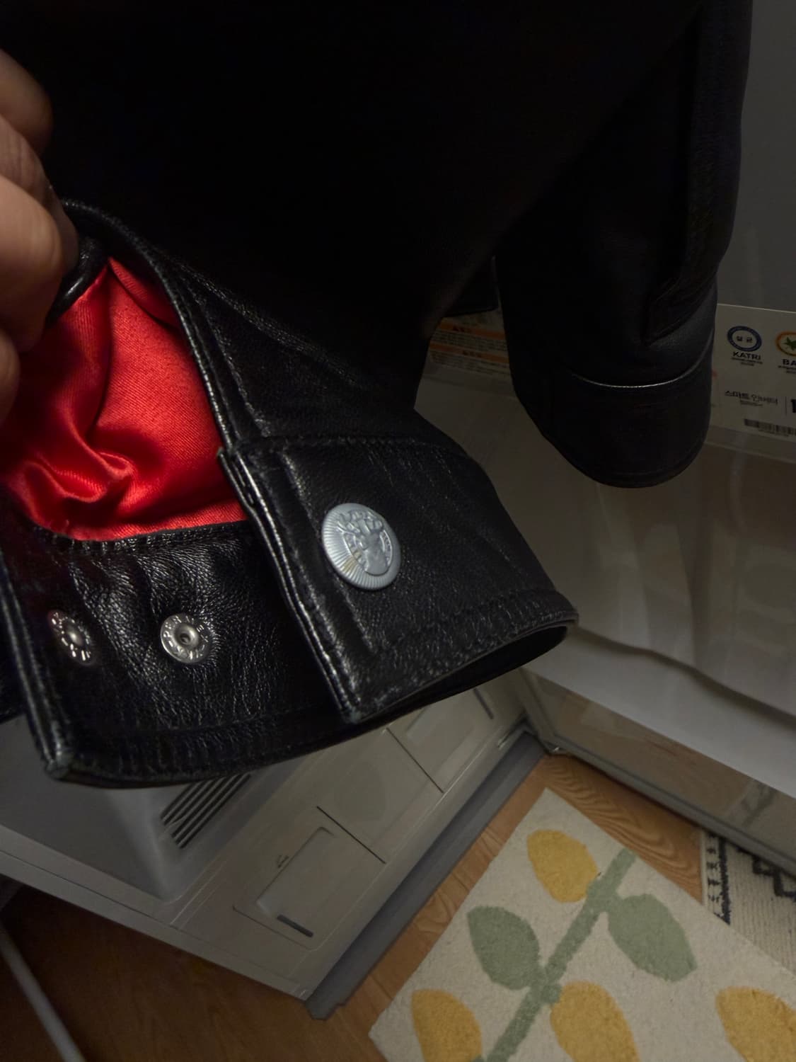 누드본즈 트러커 가죽자켓 XL 상품이미지9