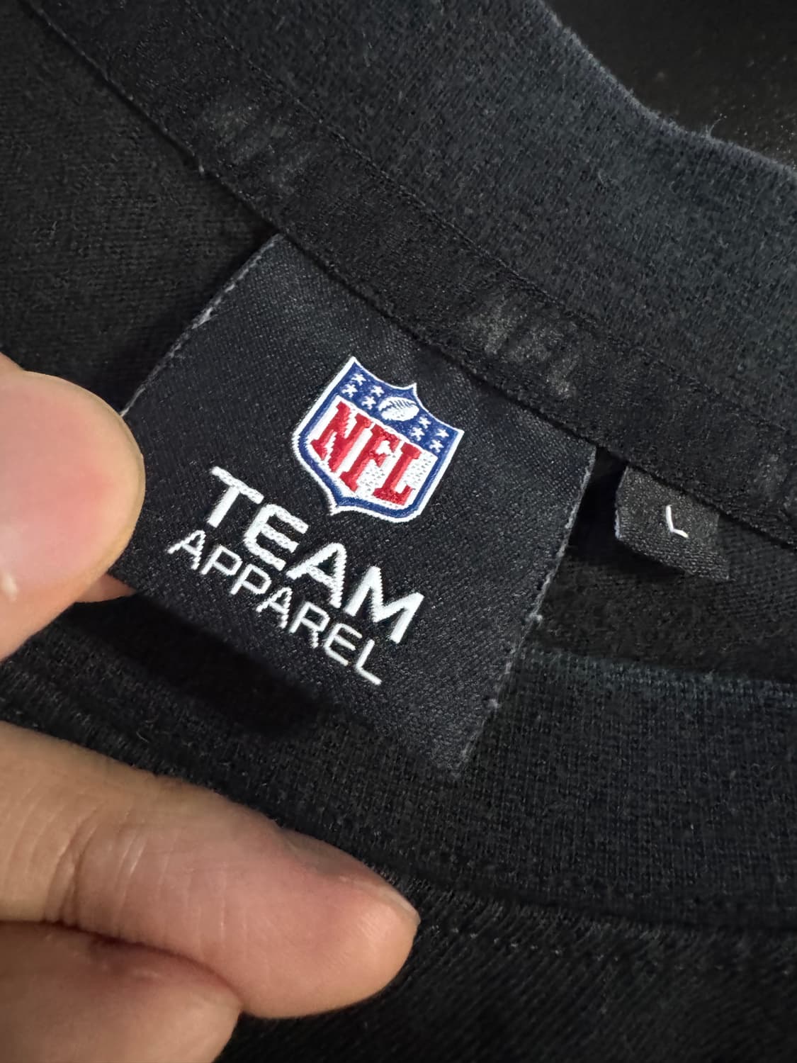 NFL 엔에프엘 빈티지 뒷 프린팅 반팔 티셔츠 L ~ XL 블랙 상품이미지3