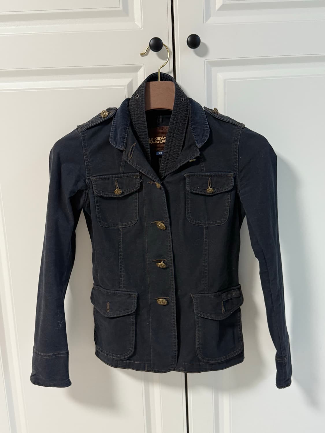 Slim Fit Belt Denim Jacket 상품이미지1