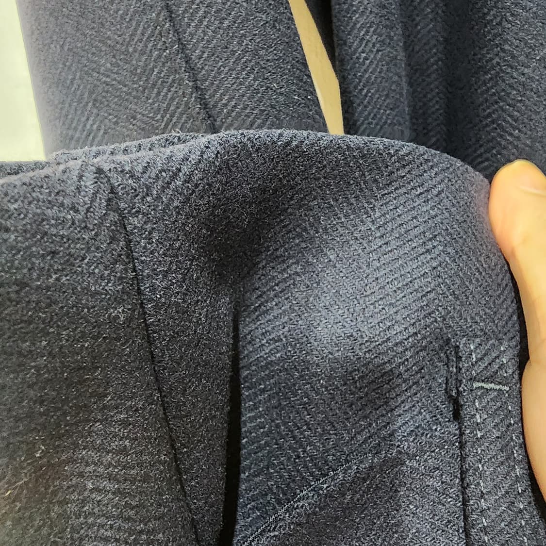 버버리 울캐시미어 롱코트 새거급 38사이즈 상품이미지6