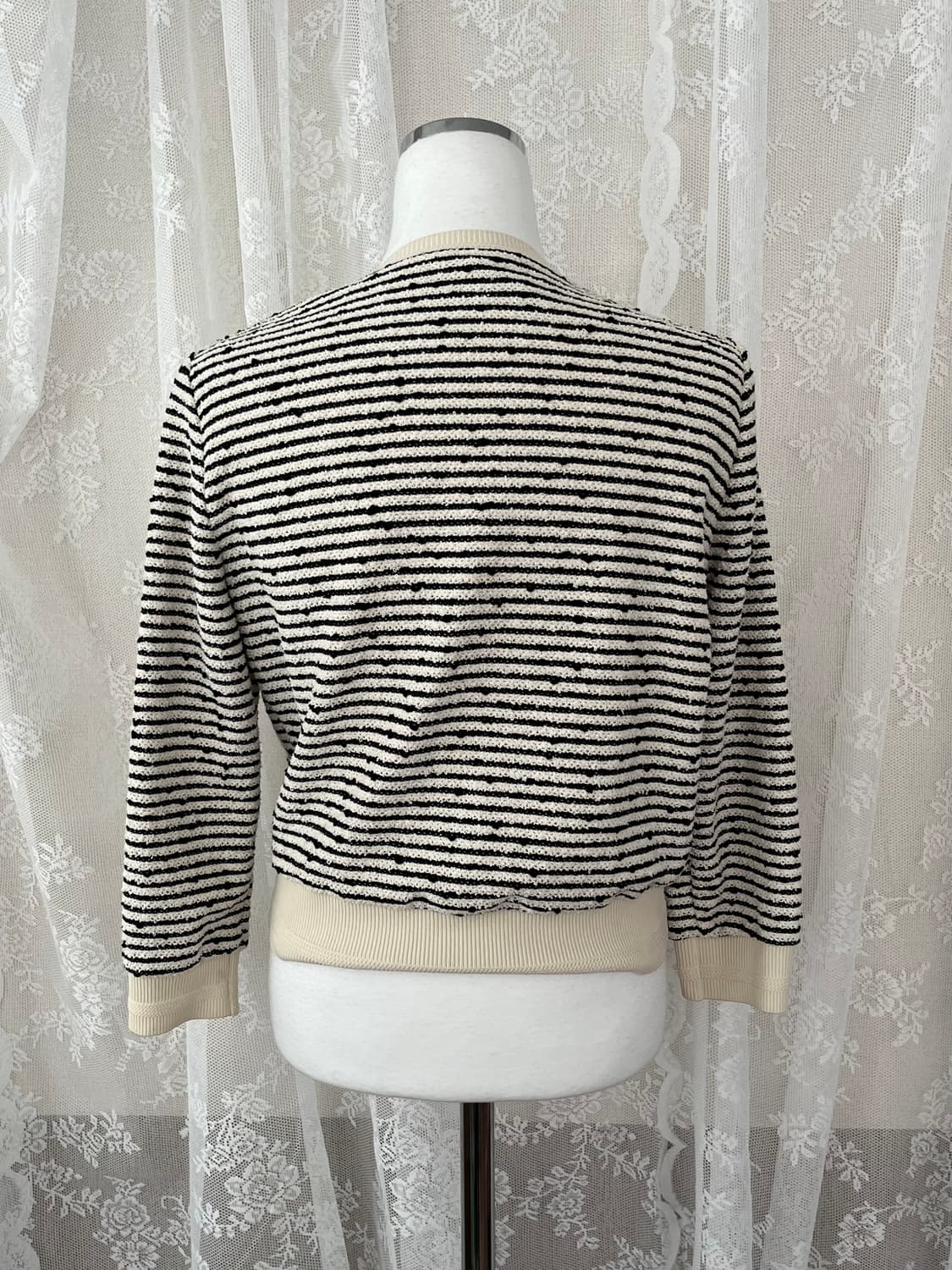 90) 시슬리 25SS 이탈리아 패브릭 니트 가디건 자켓 상품이미지2