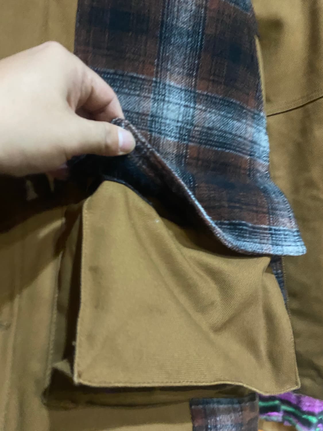 Carhartt 칼하트 패턴 포인트 워크자켓 상품이미지2