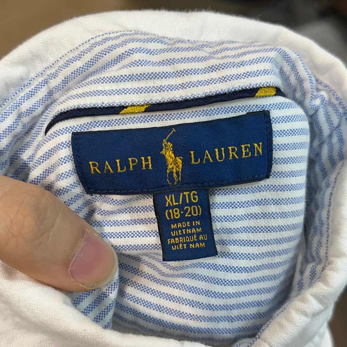 XL 폴로랄프로렌 빅포니 화이트 셔츠  상품이미지4