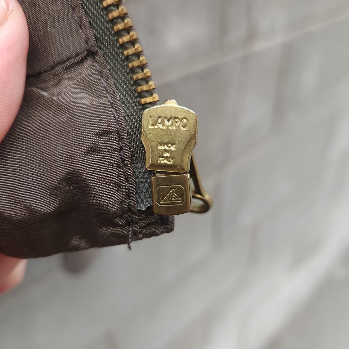 [M] 디젤 카키 나일론 메탈리카 자켓 상품이미지8