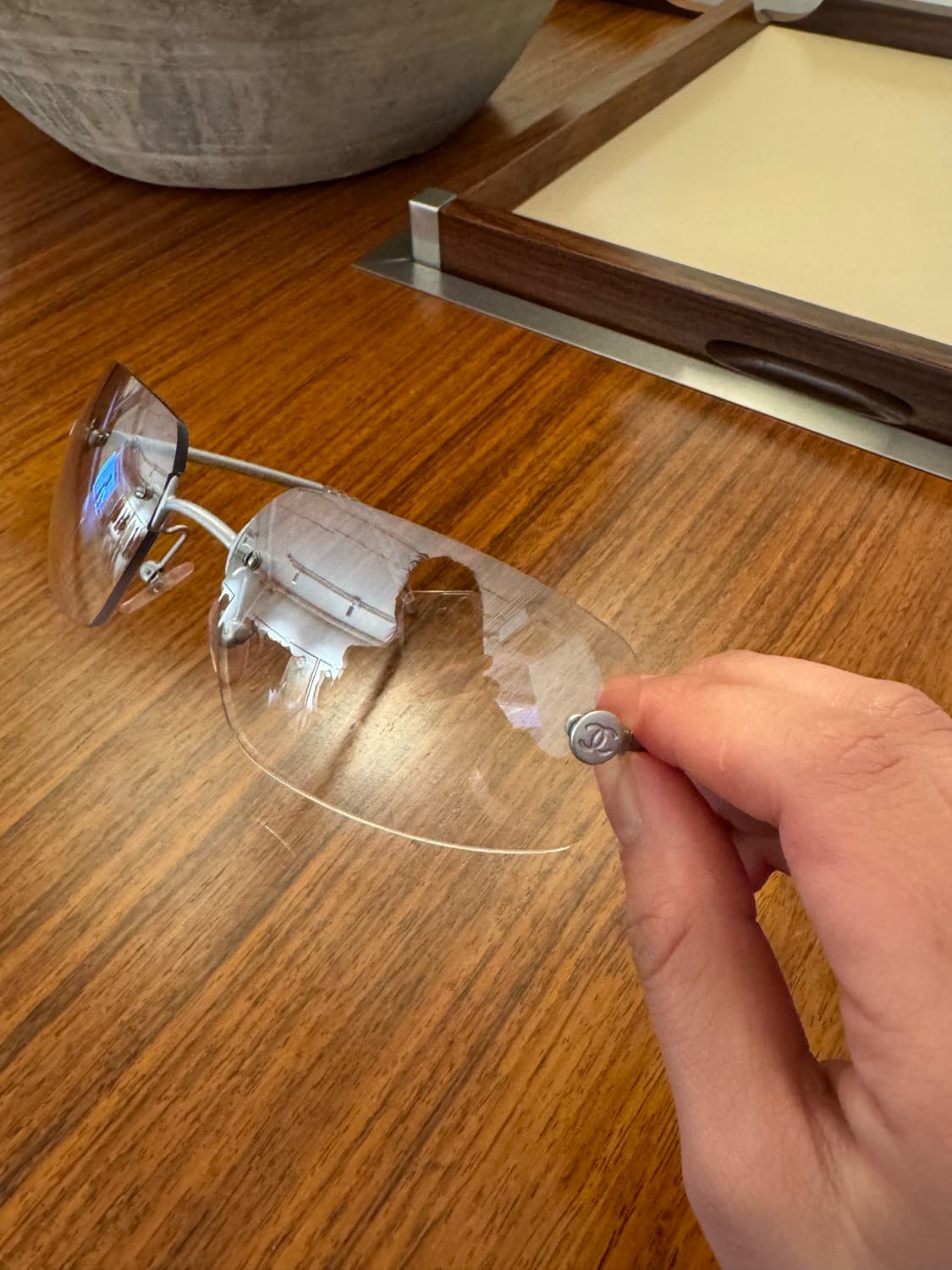 Chanel Rimless Sunglasses / 샤넬 무테 선글라스 상품이미지2