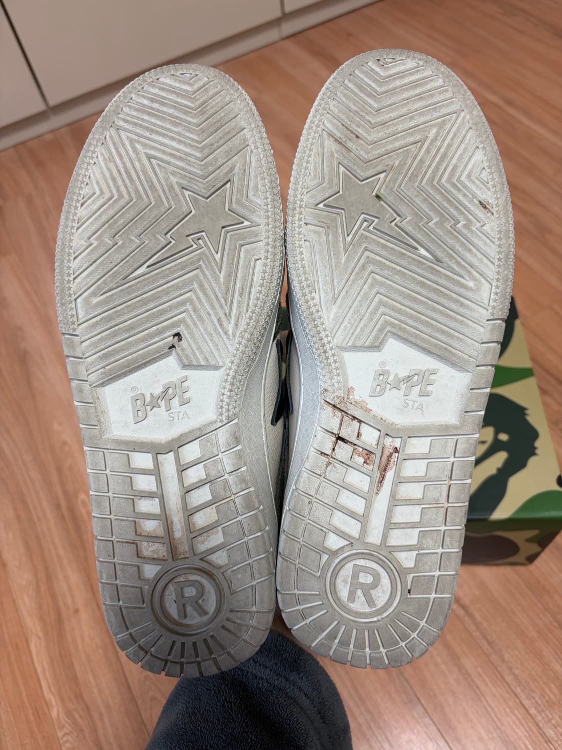 [280] 베이프 SK8 스타 올리브 상품이미지8