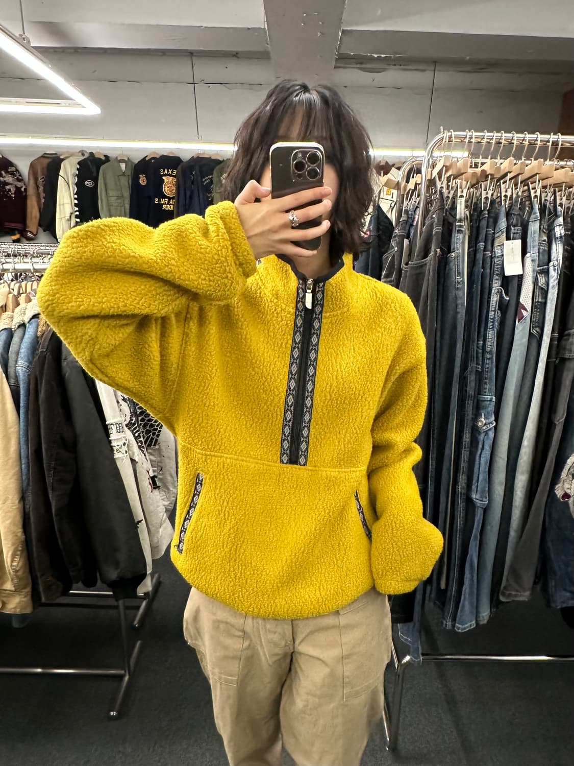 L)노스페이스 퍼플라벨 에스닉 반집업 후리스 상품이미지1