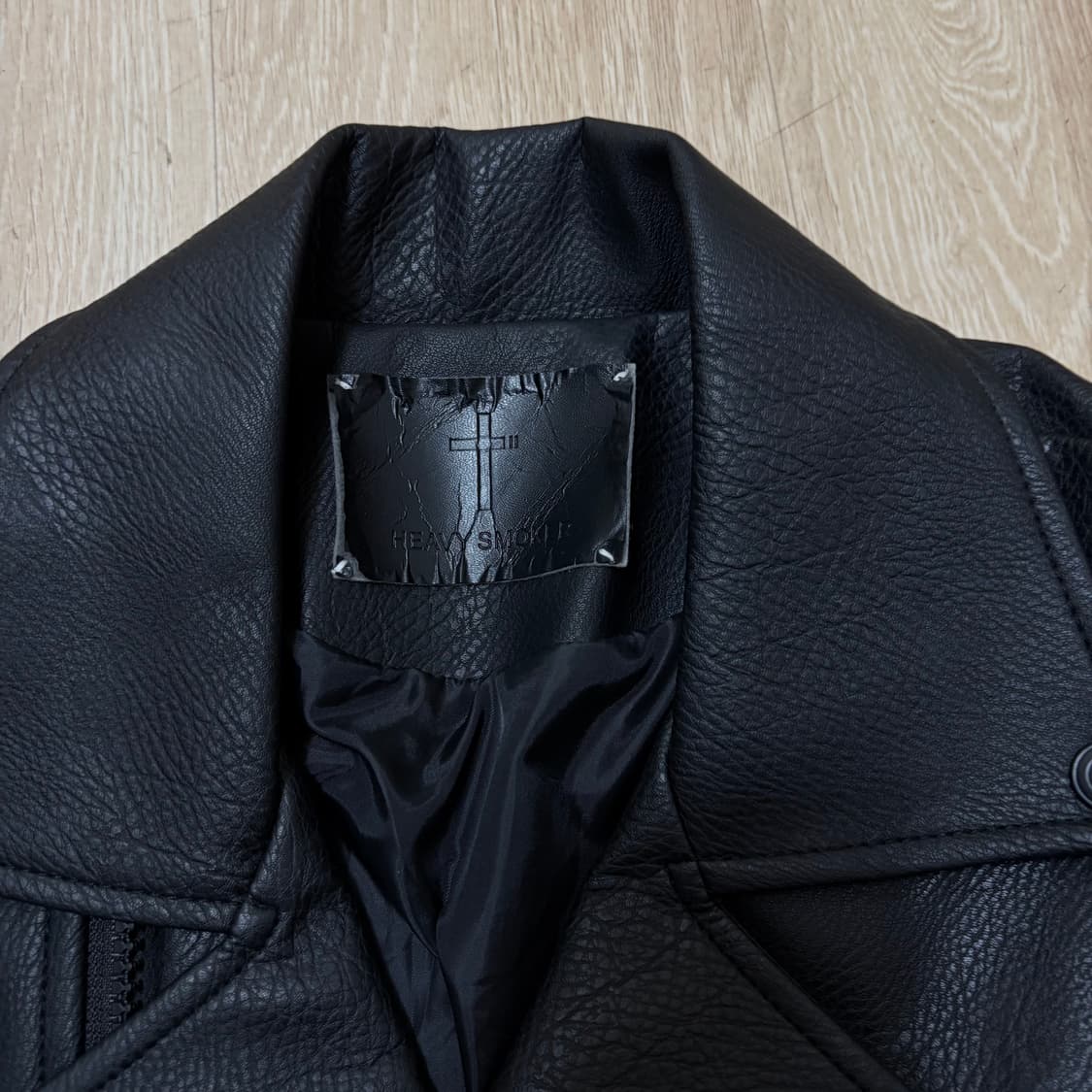 헤비스모커 남성 더블 라이더 가죽자켓 XL/105  상품이미지5