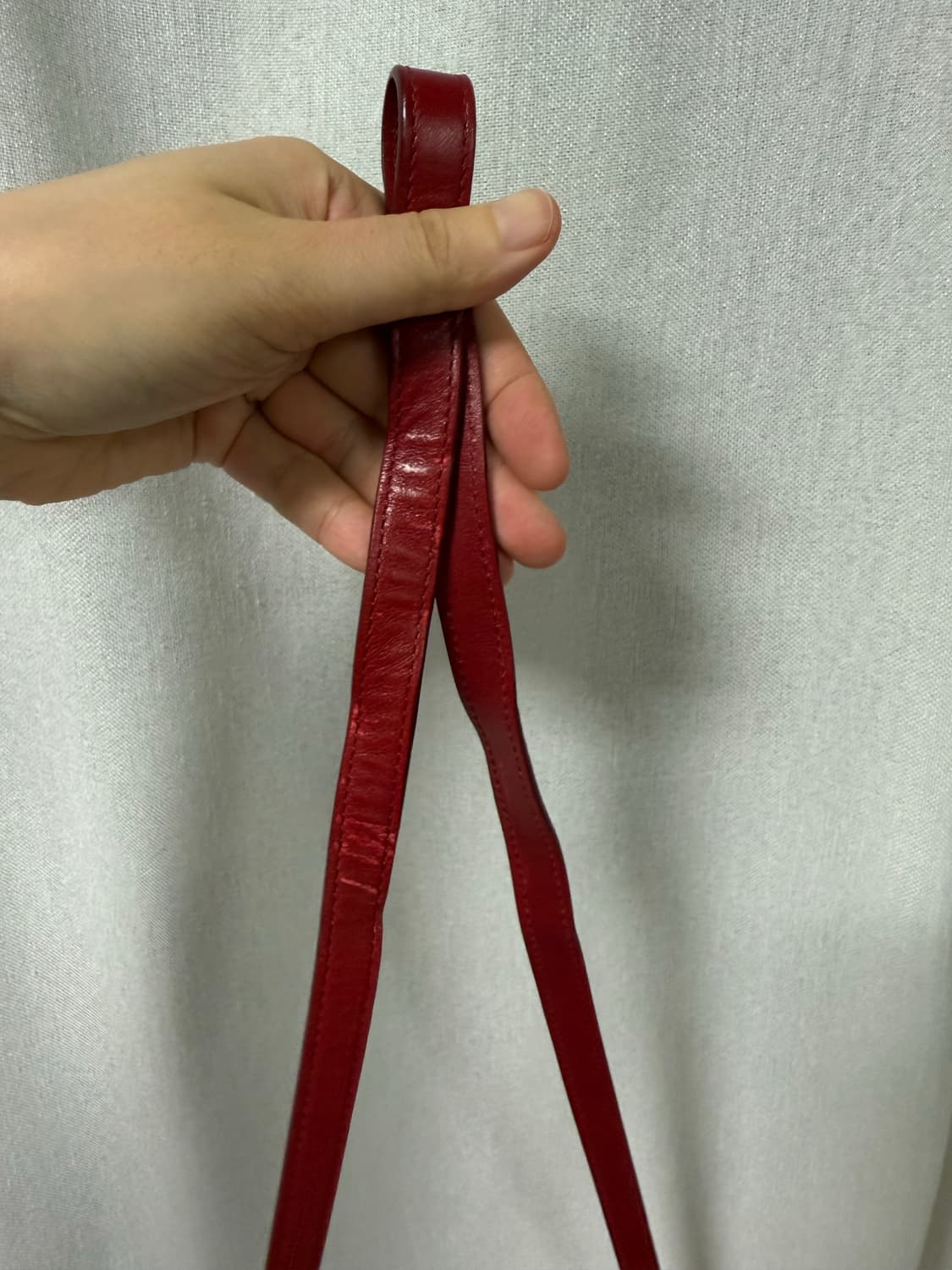 에토스 플랩백 가죽가방 레드 상품이미지10