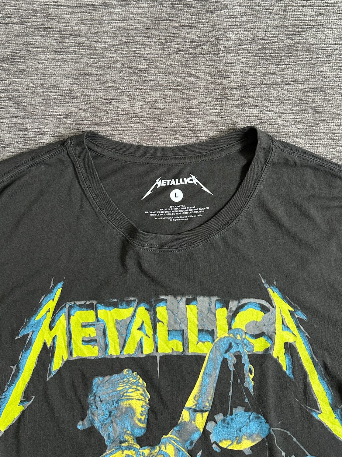 Metallica ...and justice for all 반팔티 상품이미지4